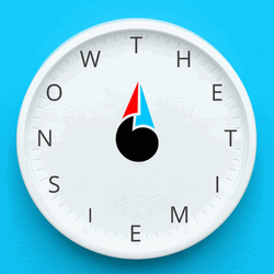 Wall Clock The Time Is Now GIF