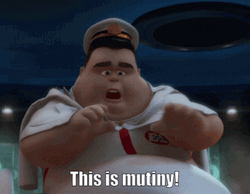 Wall E Movie Captain McCrea Mutiny GIF