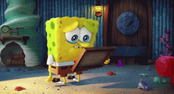 Wall Frame Spongebob Crying Movie GIF