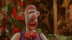 Wallace Awooga Big Eyes Reaction GIF