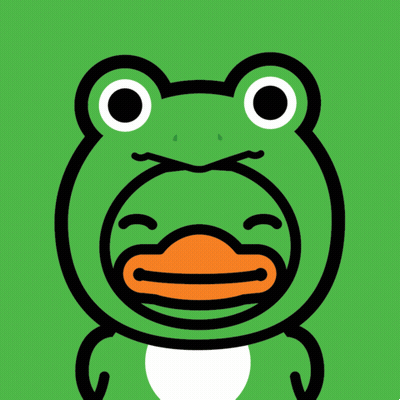 Wallpaper Bduck. Frog. GIF