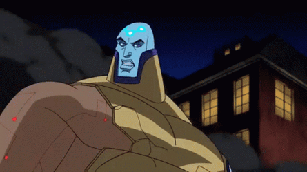 Wally West Lex  And Brainiac Become One GIF