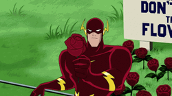 Wally West Pick Flower GIF