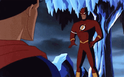 Wally West Prepared To Flash Up High GIF