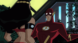 Wally West Strangled By Big Brada  GIF