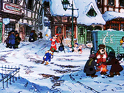 Walt Disney Christmas Winter Season Scrooge Mcduck Walking  GIF