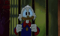 Walt Disney Comics Scrooge Mcduck Lonely In Jail