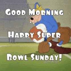 Walt Disney Goofy Super Bowl Sunday GIF