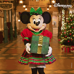 Walt Disney Minnie Mouse Merry Christmas  GIF