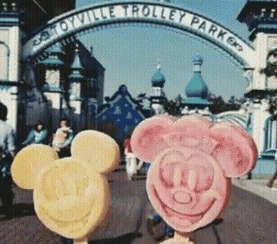 Walt Disney Statue With Mickey Mouse Goodbye Disneyland GIF