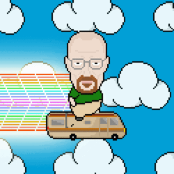Walter White Breaking Bad Pixel GIF