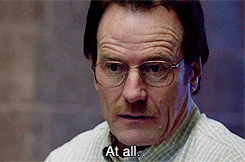 Walter White Don't Talk At All GIF