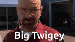 Walter White Falling Intense Look GIF