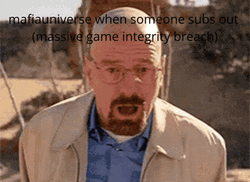 Walter White Falling Mafia Universe Meme GIF