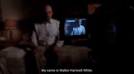 Walter White Meme My Name Is Walter White GIF