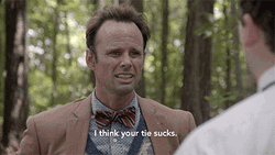 Walton Goggins Think Your Tie Sucks GIF