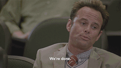 Walton Goggins We're Done Smirk GIF