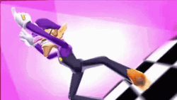 Waluigi Handing Out Rose Mario Series GIF