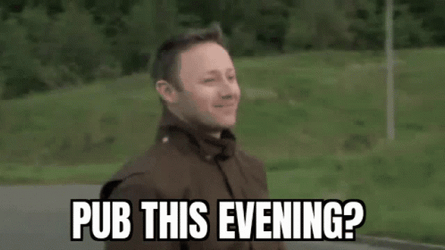 Wambulance Running Over PUB This Evening GIF
