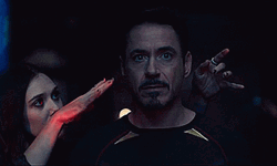 Wanda Maximoff Controls Tony Stark GIF