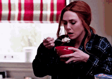 Wanda Maximoff Eating GIF
