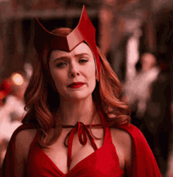 Wanda Maximoff Halloween Pouty Face Sad GIF