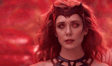 Wanda Maximoff Scarlet Eyes GIF