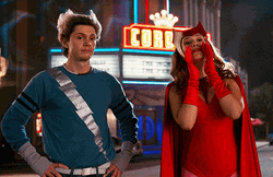 Wandavision And Pietro Shouting Out  GIF