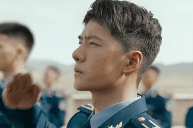 Wang Yibo Salute Meme GIF