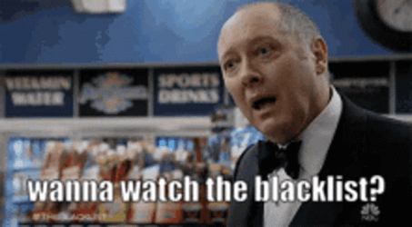 Wanna Watch The Blacklist Red GIF