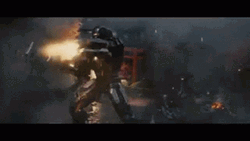 War Machine And Iron Man Together In Battle GIF