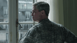 War Machine General Glen McMahon Facing Forward GIF