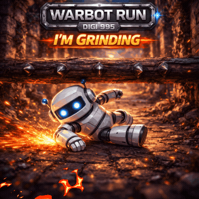 Warbot Run Robot Grinding GIF