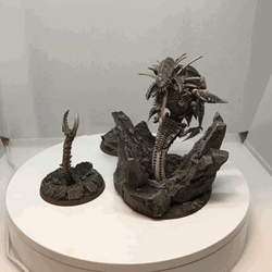 Warhammer Mini Statue Spinning