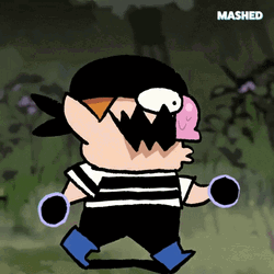 Wario In The Woods GIF