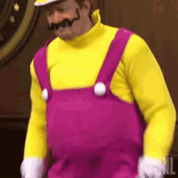 Wario L Dance GIF