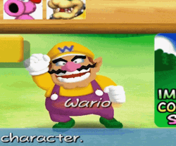 Wario The Fighting Character GIF