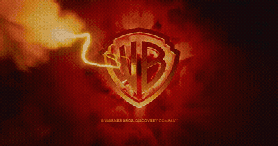 Warner Bros. Discovery Logo With Lightning Bolt GIF