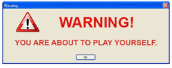 Warning Congratulations You Played Yourself GIF