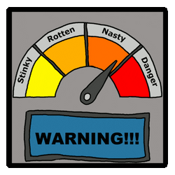 Warning Meter Mr Nasty Time GIF