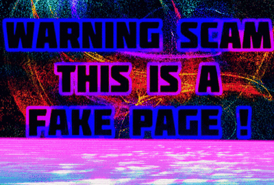 Warning Scam This Is A Fake Page On A Purple Background GIF