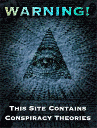 Warning Sign All Seeing Eye This Site Contains Conspiracy Theories GIF