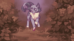 Warrior Cats Jumping In The Forest GIF