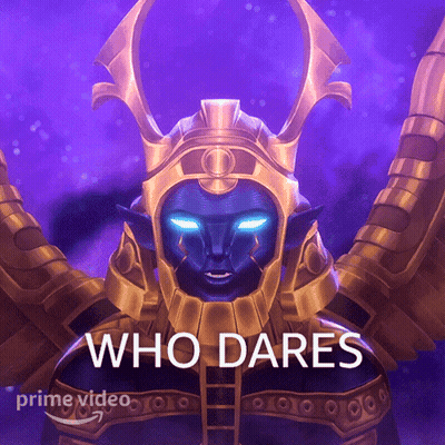 Warrior Saying Who Dares GIF