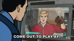 Warriors Come Out And Play Archer Cartoon GIF