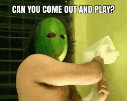 Warriors Come Out And Play Watermelon Head GIF