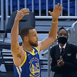 Warriors Stephen Curry Victory Stance GIF