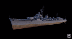 Warship Destroyer Hayate