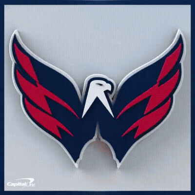 Washington Capitals Logo Saying Let's Go GIF
