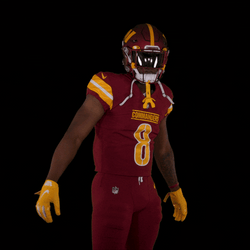 Washington Commanders Brian Robinson Jr Poses Flex Biceps GIF